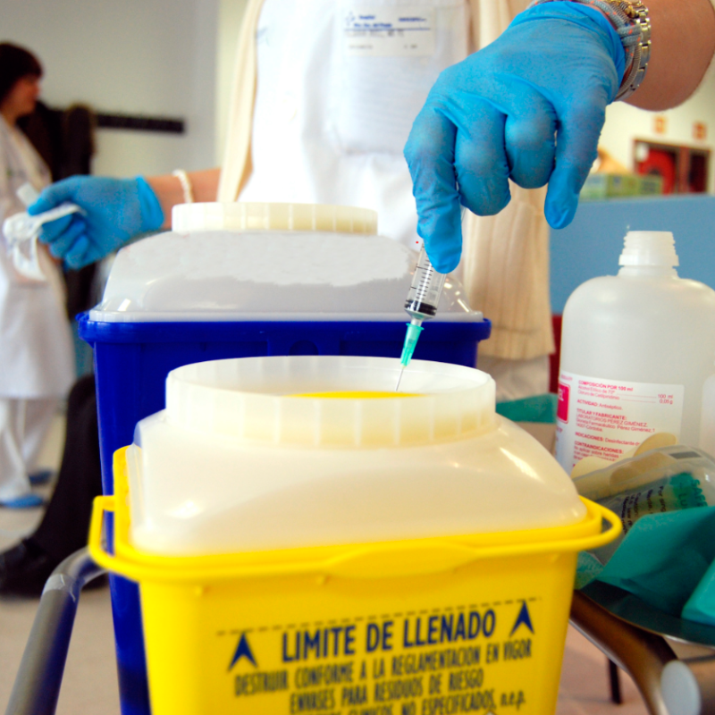 MANEJO Y GESTIÓN SEGURA DE RESIDUOS SANITARIO DIRIGIDO AL TCAE